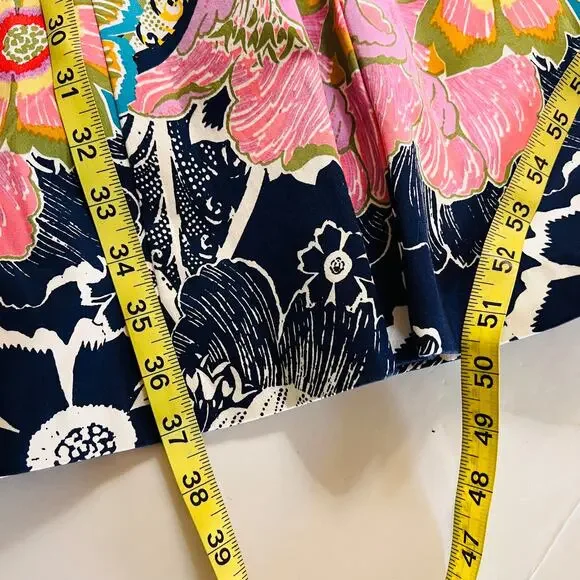 Nine West Floral Sleeveless A Line Dress Size 4 Multicolored - Picture 10 of 11